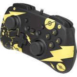 Hori - Wired Mini Controller - Pikachu - Zwart & Goud - Voor Nintendo Switch