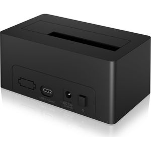 ICY BOX IB-1121-C31 USB 3.2 Gen 2 (3.1 Gen 2) Type-C Antraciet, Zwart