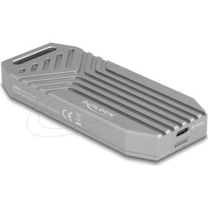 Delock - M.2 PCIe NVMe SSD Behuizing - USB 40 Gbps - Metalen Koeling