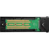 Axagon - EEM2-UG2 - SSD-behuizing - Grijs - Aluminium - Voor M.2-NVMe-SSD's
