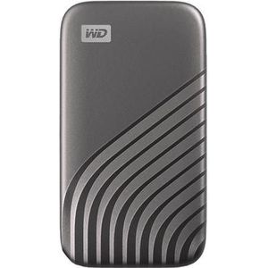 SANDISK Western Digital My Passport, 2000 GB, USB Type-C, 3.2 Gen 2 (3.1 Gen 2), 1050 MB/s (2 TB), Externe SSD, Grijs