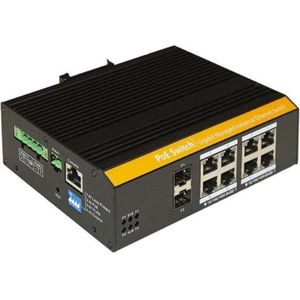 Link Beheerde Layer 2 industriële schakelaar met (10 ports), Netwerkschakelaar