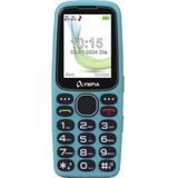 Olympia Ster turkoois (2.40", 2 Mpx, 2G), Sleutel mobiele telefoon, Turkoois