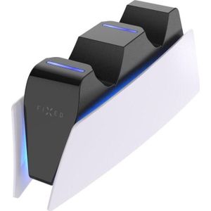 Fixed Dubbele oplader voor PS5-controller, zwart en wit (PS5), Accessoires voor spelcomputers, Veelkleurig