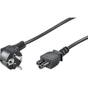 MicroConnect PE010830 3m CEE7/7 Schuko C5-Coupler Black Stroomkabel (PE010830, DC851B#ABB, DEL) (3 m), Stroomkabel