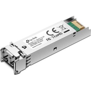 TP-Link - Omada SFP Module 1000Base-BX WDM Bi-Directioneel - Zendontvangers - Grijs