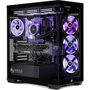 Joule Performance High End Gaming PC ICUE LINK RTX5090 U9 64GB 4TB L1134558 (4000 GB, 64 GB, Intel Core Ultra 9 285K, GeForce RTX 5090), PC, Zwart