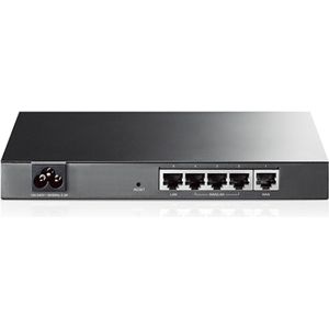 TP-Link TL-R470T+ bedrade router Fast Ethernet Zwart