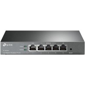 TP-Link TL-R470T+ bedrade router Fast Ethernet Zwart