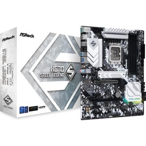 AsRock MB ASRock H670 Steel Legend 1700 (LGA 1700, Intel H670, ATX), Moederbord