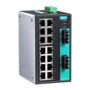 Moxa EDS-316-MM-SC-T - Unmanaged Ethernet-switch met 14 10100BaseT(X)-poorten (14 ports), Netwerkschakelaar
