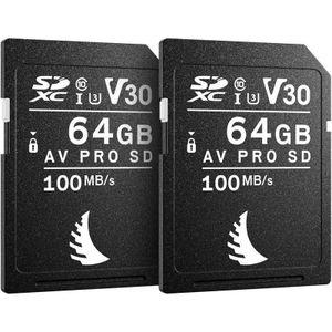 Angelbird - MatchPack - Geheugenkaart - Zwart - 64GB - SDXC - U3 - UHS-I