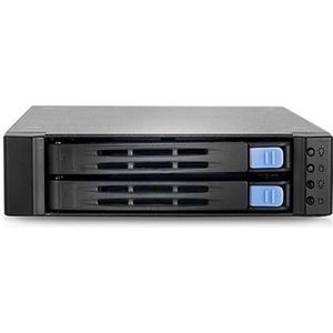 Chenbro SK51201 - Behuizing voor opslagschijven - 2,5" (6,4 cm) (2.5"), Harddisk behuizing, Zwart