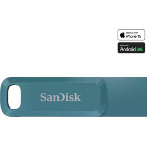 SanDisk Ultra Dual Drive Go USB-C Navagio (512 GB, USB 3.2), USB-stick, Turkoois