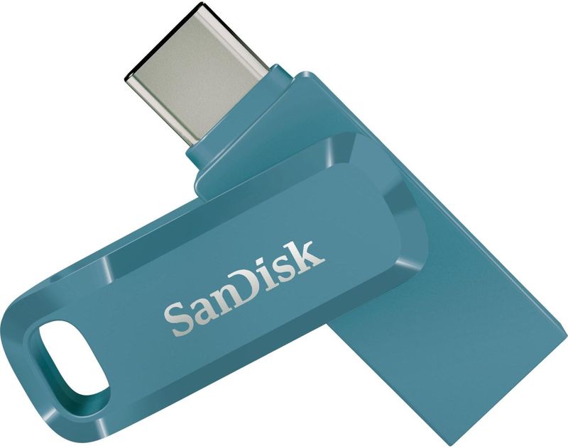 SanDisk - Ultra Dual Drive Go - USB-stick - Blauw - 512 GB