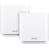 ASUS ZenWiFi XT8 WiFi 6 AX6600 (2 Pack), Router, Wit