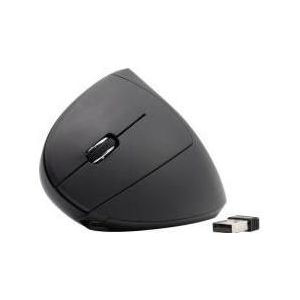Dacomex Draadloze verticale muis (links) V150-WG-R zwart (Draadloze), Muis, Zwart