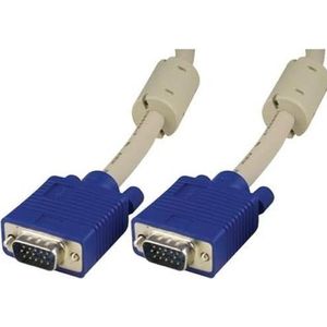 Deltaco Kbl VGA monitor kabel HD15ha-ha 20m Skärmad utan pin 9 (20 m), Netwerkkabel