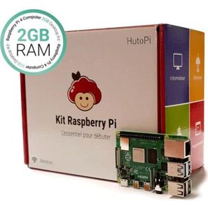HutoPi Raspberry Pi 4 2GB Starter Kit, Ontwikkelborden + Kits