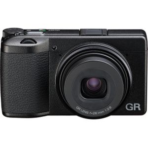 RICOH GR IIIx HDF zwart (40 mm, 24.24 Mpx, APS-C / DX), Camera, Zwart