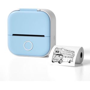 Phomemo T02 Mini-Drucker (Bluetooth), Ontvangstbewijs printer, Blauw