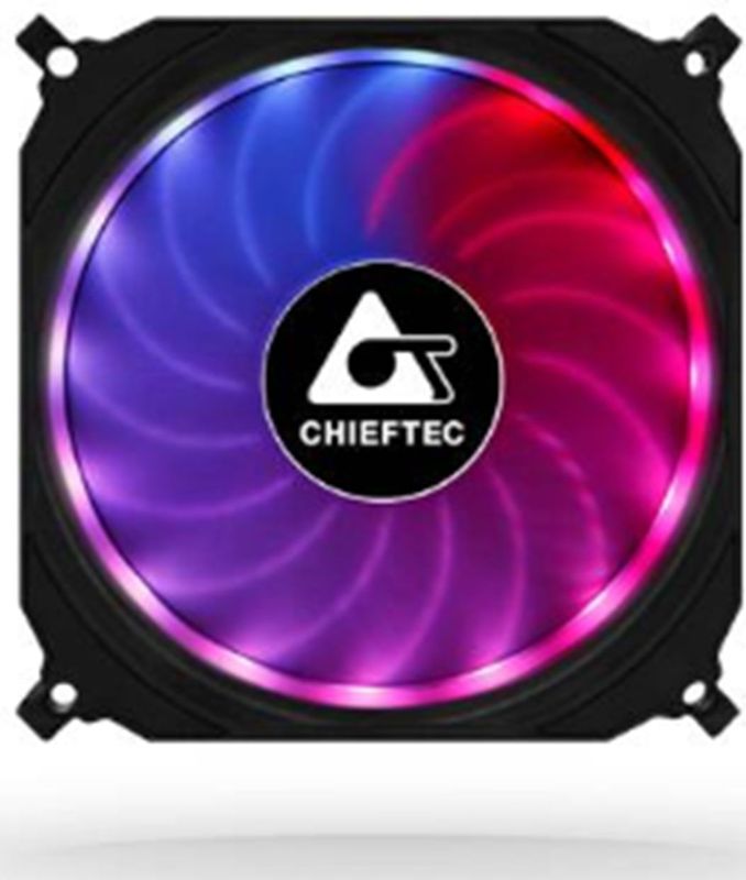 Chieftec - CF-1225RGB - PC Ventilator - Zwart - 120 mm