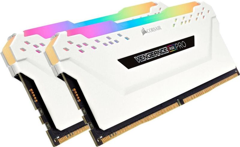 Corsair Vengeance RGB PRO 2x0GB, DDR4 0MHz C16 XMP 2.0 Enthousiast RGB LED-verlichting geheugenset Vengeance RGB PRO Wit