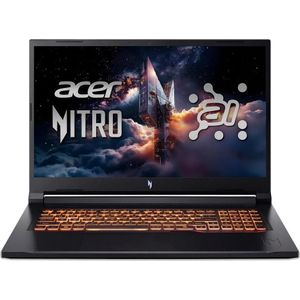 Acer Nitro V 17 AI RTX 5070 (17.30", 1000 GB, 16 GB, DE, AMD Ryzen 7 260), Notebook, Zwart