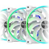 Alpenföhn - Wing Boost 3 ARGB - Ventilator - Wit - Drievoudig 140 mm