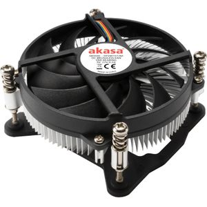 Akasa AK-CC6308EP01 Laag Profiel CPU Koeler (31.80 mm), Processorkoeler, Zwart