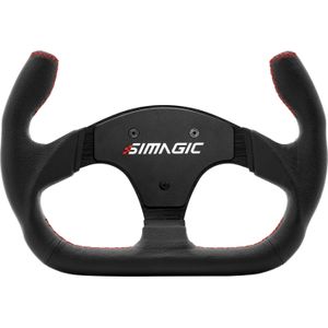 Simagic P-325C Stuur zonder naaf, 325 mm - Leer, Controller, Bruin