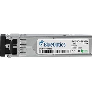 BlueOptics Alcatel-Nokia 3HE00027CA compatibele SFP BO05C856S5D, Zendontvangers, Zilver