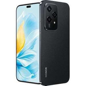 Honor 200 Lite 256 GB, zwart (EU) (256 GB, Middernachtelijk zwart, 6.70", Dubbele SIM, 5G), Smartphone, Zwart
