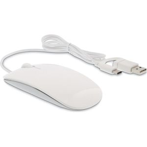 LMP - Makkelijke Muis - Bedraad - Wit - Aluminium