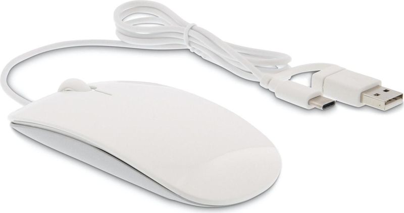 LMP - Makkelijke Muis - Bedraad - Wit - Aluminium