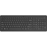 HP Wireless keyboard with 2.4 toetsenbord Thuis RF Draadloos Zwart