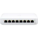 Ubiquiti - USW-LITE-8-POE - Netwerkschakelaar - Wit - 8 Poorten