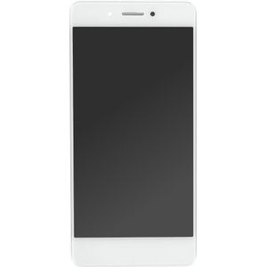 OEM Beeldscherm + frame voor Huawei Nova Smart wit, zonder logo (Scherm, Huawei Enjoy 6S), Onderdelen voor mobiele apparaten, Wit