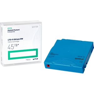 HPE LTO-9 Ultrium / RW GEEN LABEL (LTO-9 Ultrium, 18000 GB), Patroon