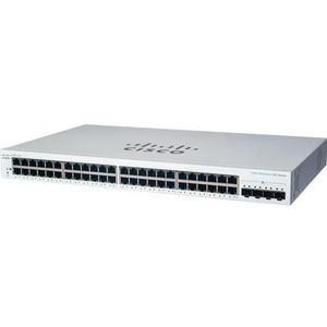 Cisco Zakelijke 220-serie CBS220-48T-4X (52 ports), Netwerkschakelaar, Wit