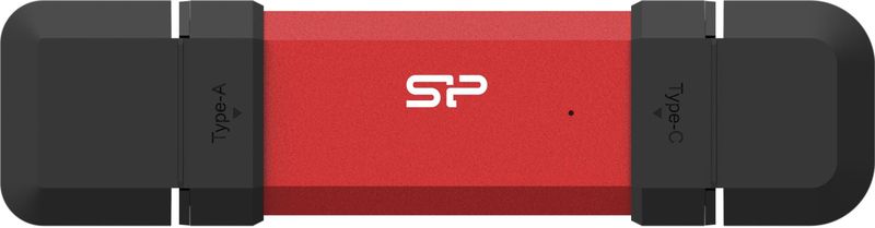 Silicon Power - DS72 - USB Stick - Rood - 1TB - USB Type A+C