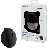 LogiLink ID0139 - Draadloze Muis - Zwart - 2,4 GHz - 1600 dpi