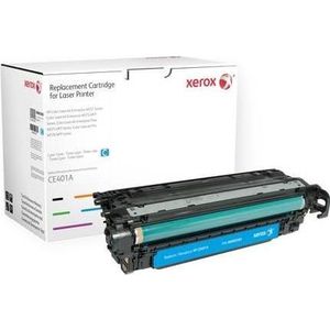 Xerox, Toner, Cyaan tonercartridge. Gelijkwaardig aan HP CE401A. Compatibel met HP Colour LaserJet M551DN