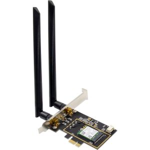 MicroConnect - MC-PCIE-INT7260DUAL - Netwerkkaart - Zwart - Bluetooth 4.0 - 3000 Mbit/s