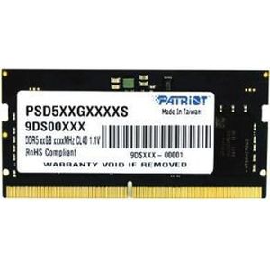 Patriot - Signature - Geheugenmodule - Zwart - 8GB DDR5 - 4800 MHz - SO-DIMM