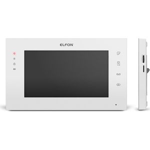 Elfon - OP-VM7F - Monitor - Wit - 7 inch