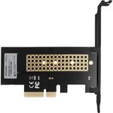 Axagon - PCEM2-N - PCIe 3.0 x 4 Adapter - 1x M.2 NVMe SSD - Passieve Koeling