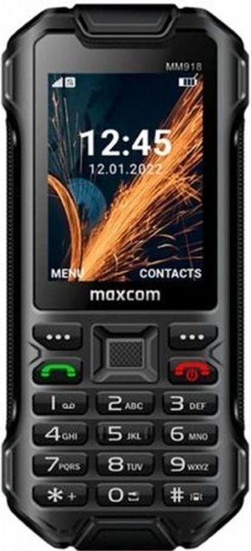 Maxcom - Strong MM918 - Mobiele Telefoon - Zwart - Robuuste Behuizing