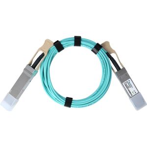 BlueOptics Ubiquiti Networks UACC-AOC-QSFP28-25M Compatibel AOC QSFP28 BO282803L25M, Zendontvangers, Turkoois