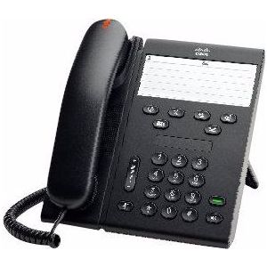 Cisco Unified IP Phone 6911 Standaard - VoIP-telefoon, Telefoon, Zwart